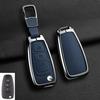 Zinklegering Leer Auto Sleutelhoesje Cover voor Ford Fiesta Ranger C-Max S-Max Focus 3 4 Galaxy Mondeo Transit Tourneo Custom MK4