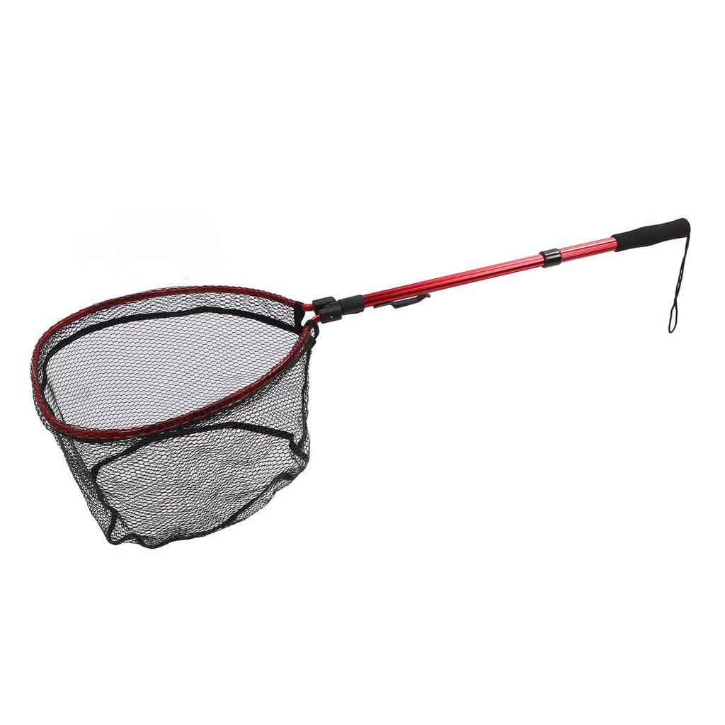 Floating Fishing Net Aluminum Alloy Rubber Foldable Extendable Portable Fish Landing Net for Easy Transportation and