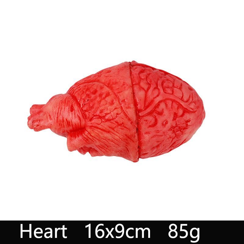 Halloween Prop Bloody Scary Fake Organ Human Brain Body Parts Fake Hand Finger Leg Foot Brain Heart Party Accessories
