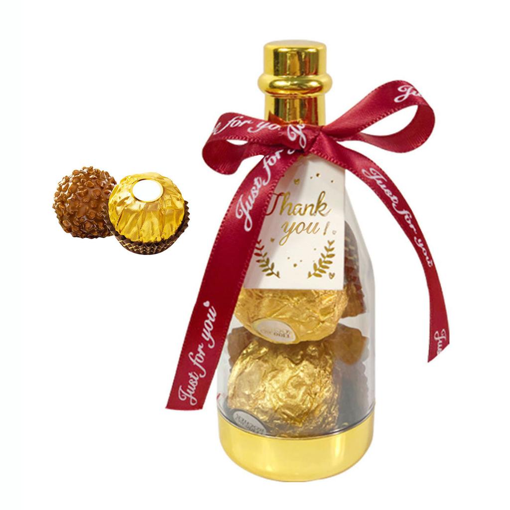 Champagne Bottle Candy Container Wedding Bottle Mini Favor Container Decorative Candy Jar Suitable for Holiday Birthday Party