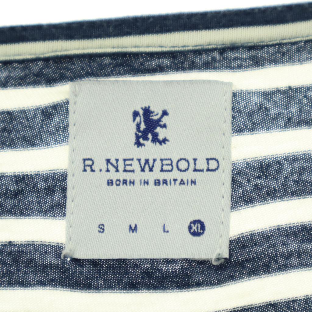 Beauty Products R.NEWBOLD Border Pattern Short Sleeve V Neck T-shirt XL Men's Used