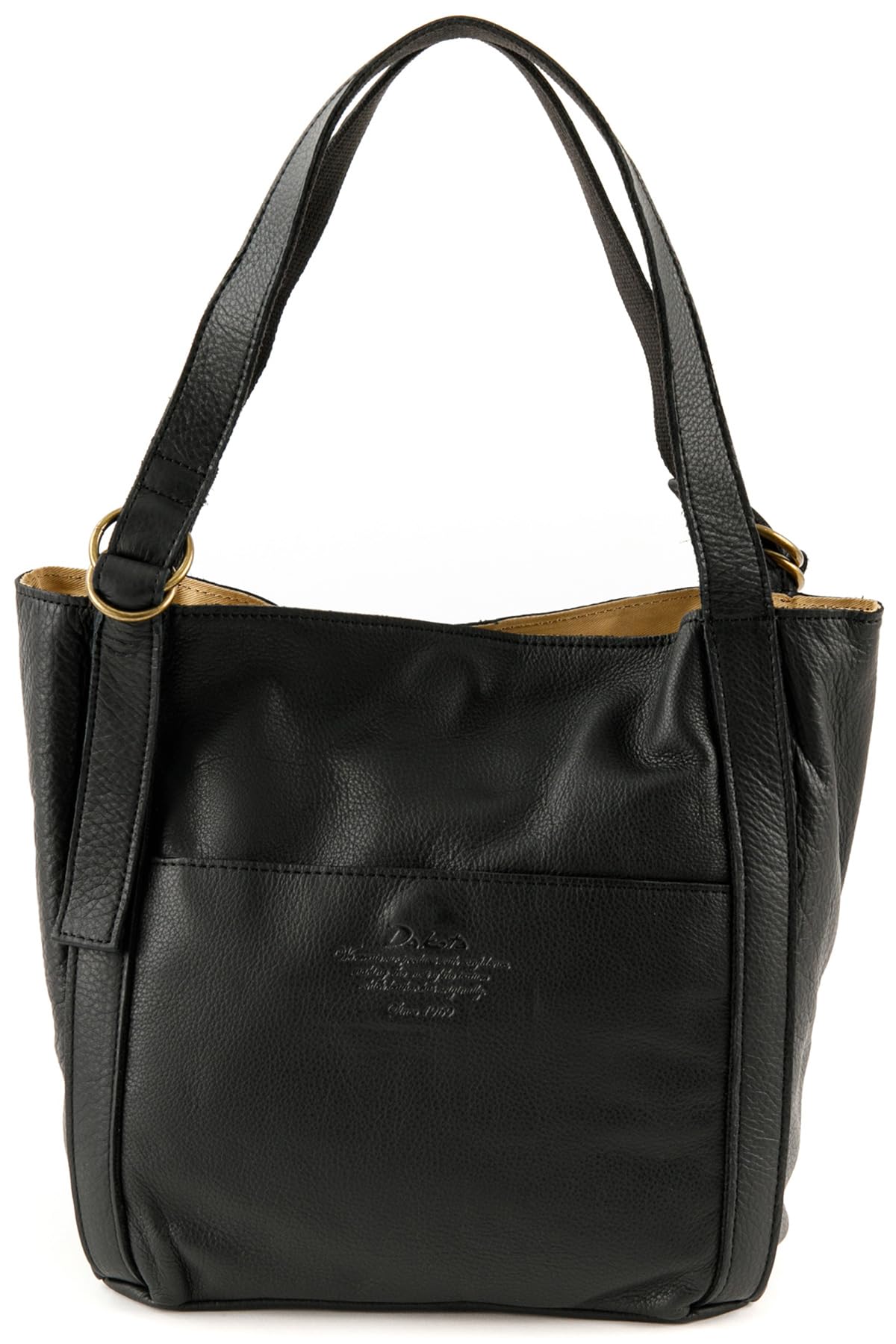 

Dakota Small Genuine Leather Tote Women s Bag, Black, DA-1034481-10 чорний