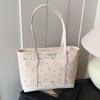 2025 New Printed Retro Tote Bag Trendy Large Capacity Daily Simple Women's Bag Shoulder Bag Portable Underarm Bag