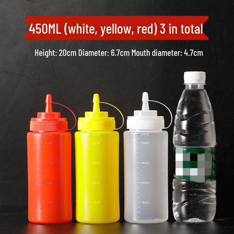 Commercial Plastic Squeeze Bottle for Sauces and Dressings