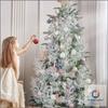 Artificial Leaves and Branches, Christmas Tree DIY Decoration Accessories, Faux for Holiday Wreaths and Centerpieces