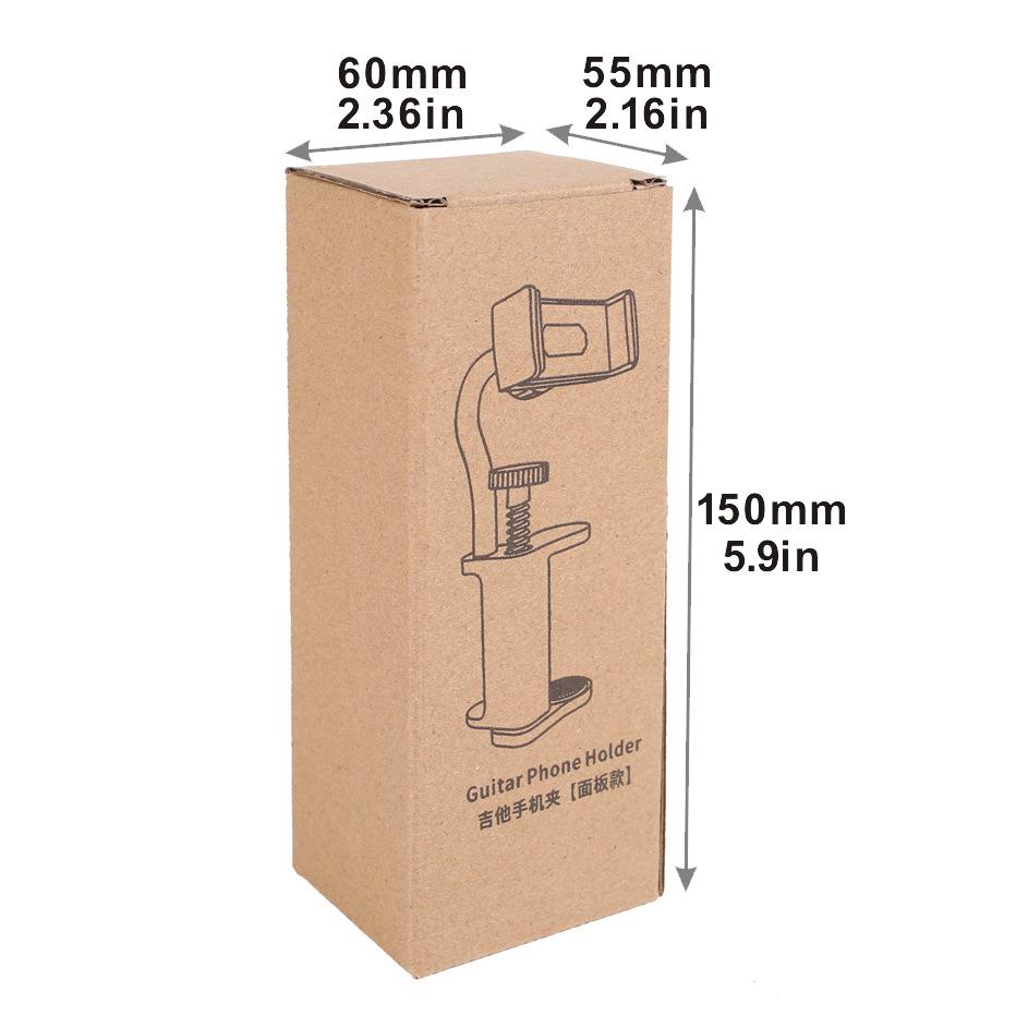 Black Phone Holder for 39-41 Inch Classical & Folk Guitars