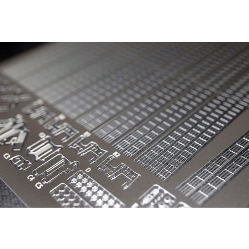 1/700 JMSDF Escort Ship Handrail, Post Spacing 2.3-1.2mm