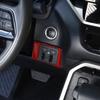 Red Carbon Fiber Handbrake Switch Panel Trim For Toyota Tundra -24