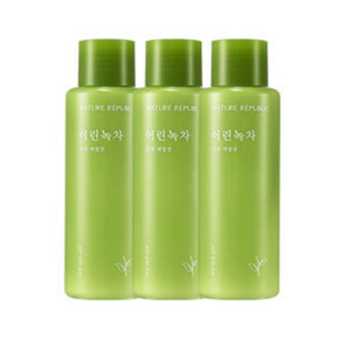 Nature Republic Mild Green Tea Emulsion – 155ml | Lightweight Moisture for Sensitive Skin
