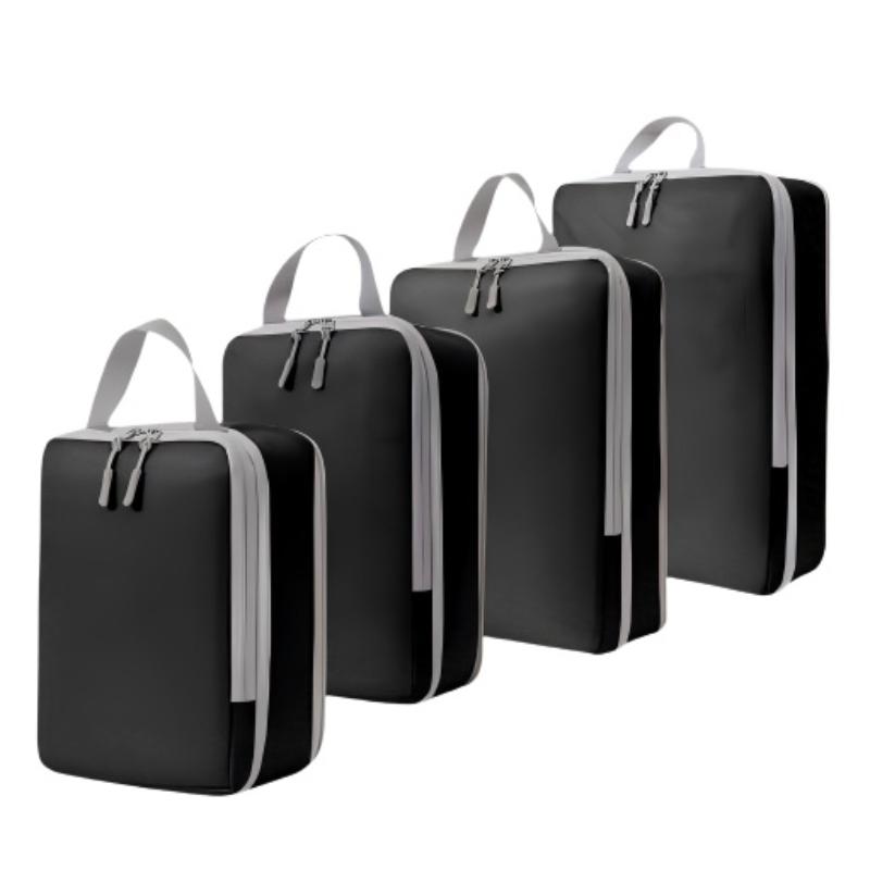 

8pcs Cube Compression Travel Storage Bags Travel Box Breathable And Foldable Por