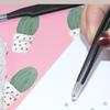 Tweezers Stainless Steel Handmade DIY Pointed Mouth Clip Eyelid Art Nail Art Hand Tent False Eyelash Tweezers Anti Static