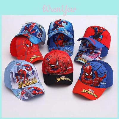 Kids Spider Man Mesh Baseball Hat With Sun Protection And Wind Resistance For Casual Wear