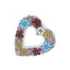 Rhinestone Painting Pendant DIY 5D Heart Shape Window Hanging Pendant for DIY Craft Indoor Decoration Gift