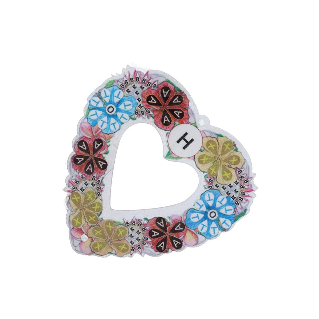 Rhinestone Painting Pendant DIY 5D Heart Shape Window Hanging Pendant for DIY Craft Indoor Decoration Gift