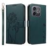 Wallet Case for 600 Lite 5G - Leather/PU, Blue, With Lanyard