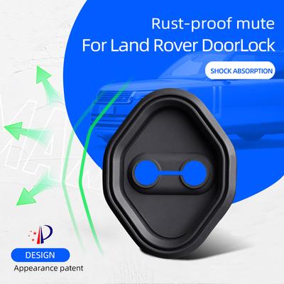 For Land Rover Discovery 5 Range Rover Sport Freelander Defender 90 Velar Evoque,Silicone Door Lock Cover Silent Shock-absorbing