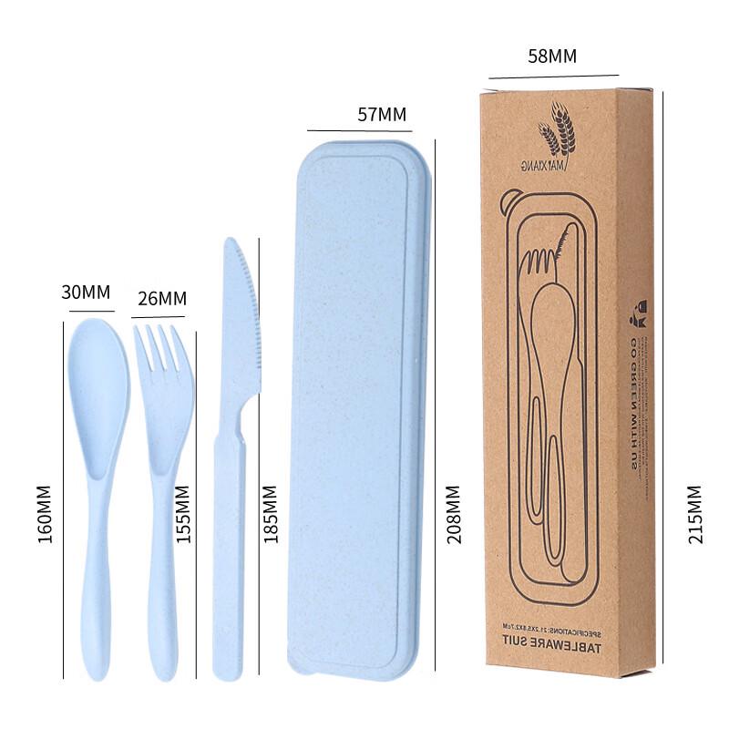 

Wheat Straw Portable Cutlery Set