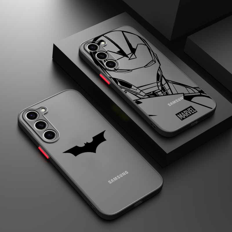 Spider-Man Iron Man LOGO For Samsung A56 A55 A54 A53 A36 A34 A33 A32 A31 A26 A25 A24 A23 A22 A21S A17 A15 A07 Phone Case
