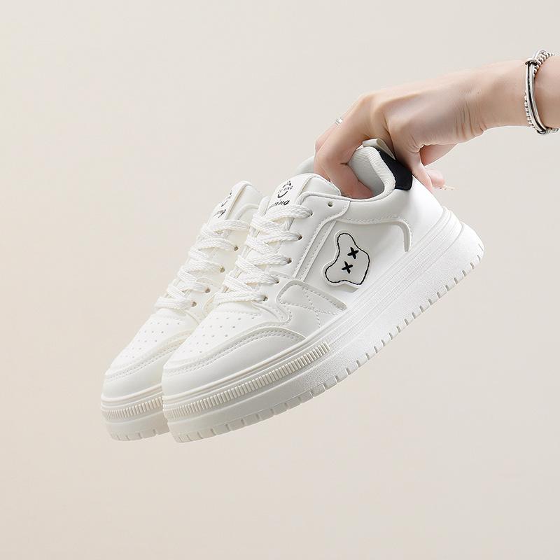 

Осенняя легкая обувь Новые Ins Женские студенческие спортивные туфли с подъёмным дном Повседневная обувь Мода 40 бежевый