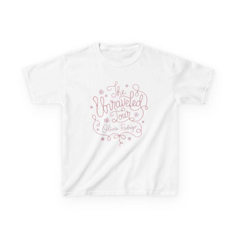 T-shirt Merch Tour di Olivia Rodrigo Tour Concerto Donna Uomo Oversize Manica Corta Grafica Pop Music Comoda Traspirante Abbigliamento Femminile Maschile