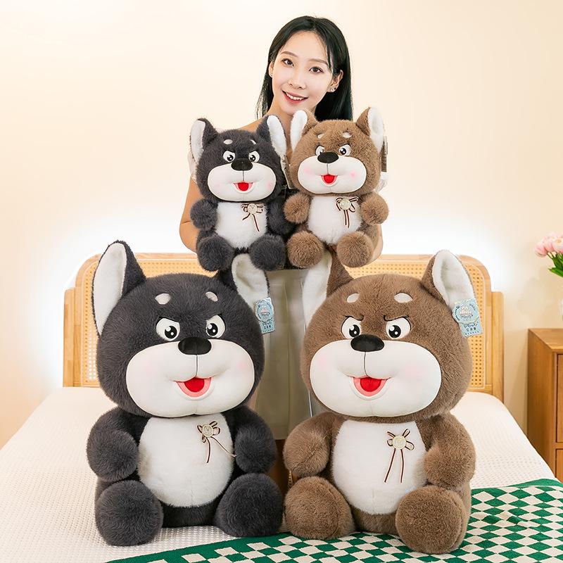 Cartoon Golden Sable Erha Plush Toy Doll Dog Dog Doll Bed Sleeping Pillow Birthday Gift