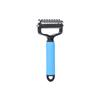 Pet Dematting Comb, Deshedding Dog Brush Dematting Tool, Double-Sided Undercoat Rake For Dogs Cats, Pet Grooming Rakes Dog Grooming Brush For Shedding