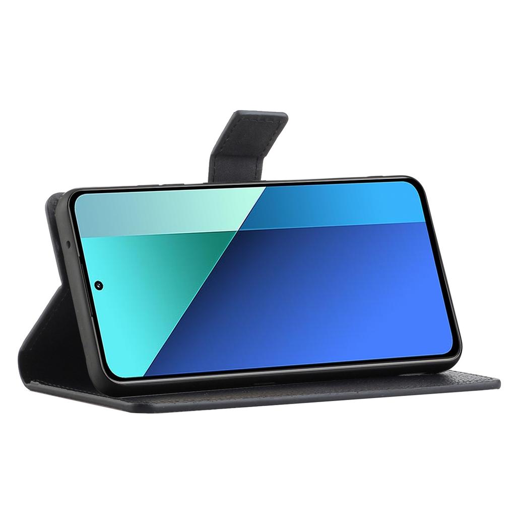 For Xiaomi Redmi Note 13 4G Case Litchi Texture Wallet Phone Leather Cover