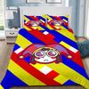 Cartone Animato Fantastico Set Copripiumino Federe Biancheria da Letto Adulti Ragazzi Ragazze Decorazione Camera da Letto Singola Matrimoniale