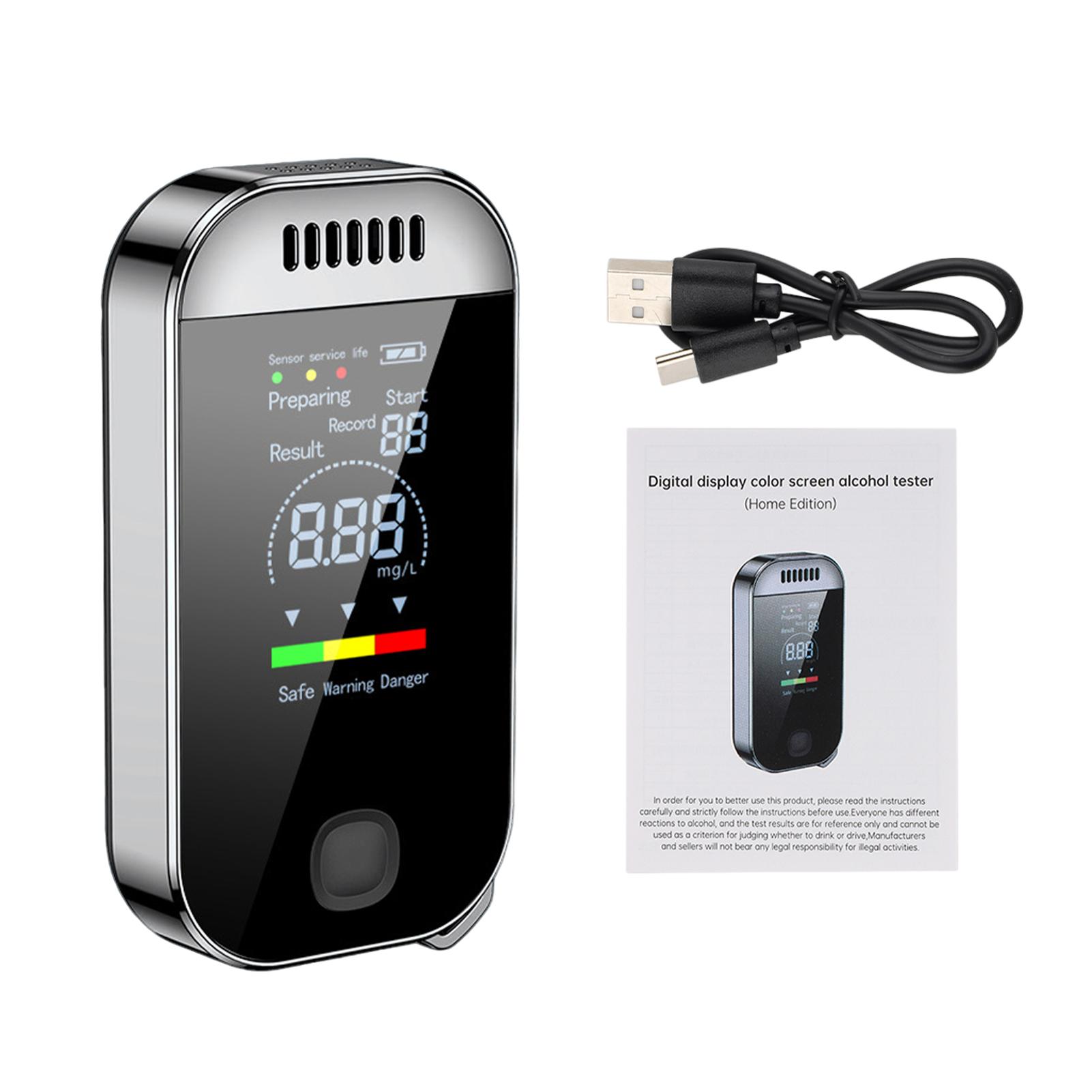 

Portable Alcohol Test With Digital Display Non-Touch Automobile Alcohol Detection High Precision Alcohol Breathalyzer Tool