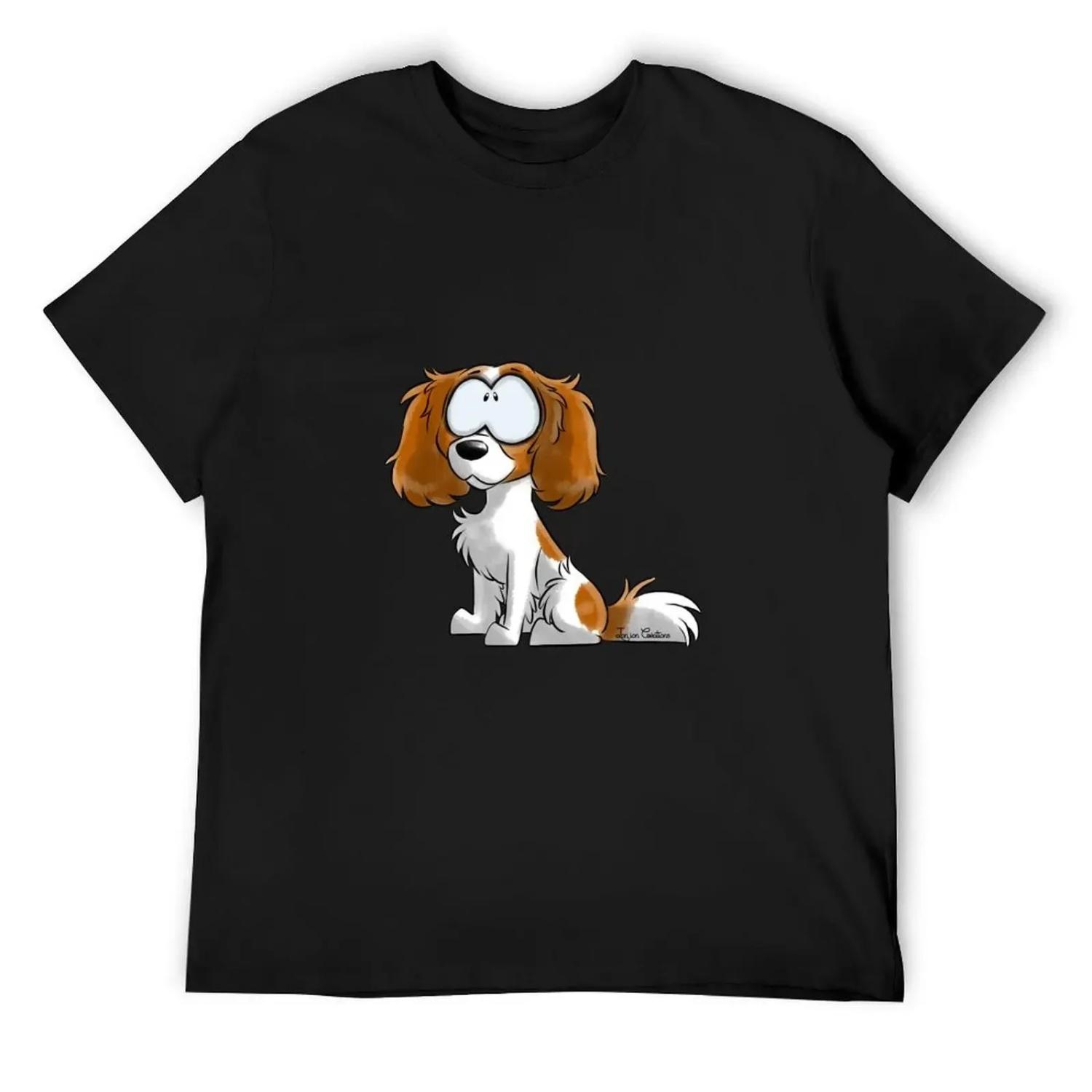 

I m a Cavalier King Charles White Fire T-Shirt customs Funny t-shirt Aesthetic clothing mens graphic t-shirts anime XXXXXL чорний