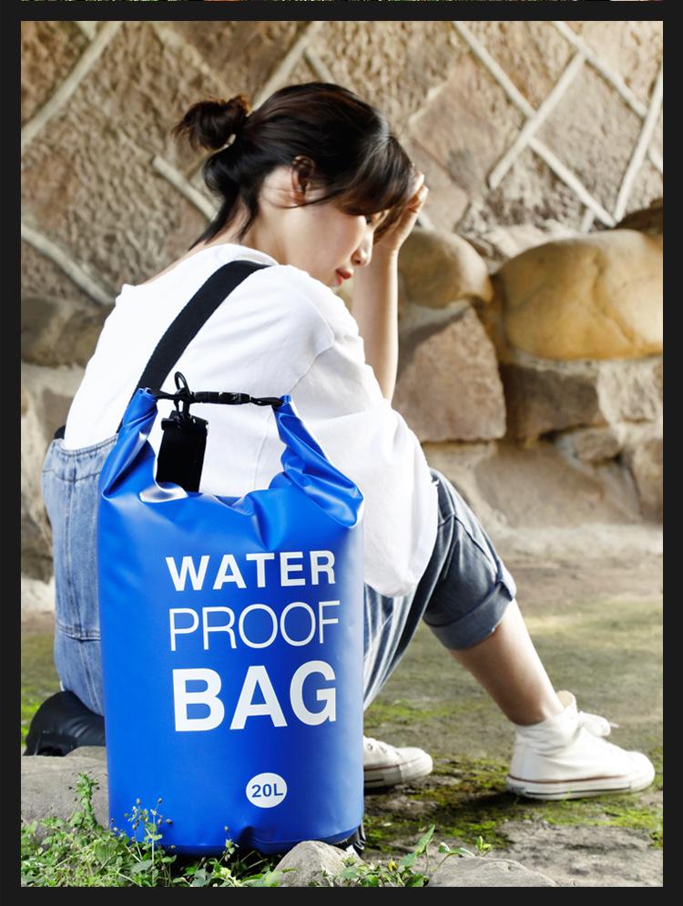 Outdoor Waterproof PVC Mesh Beach Backpack & Rafting Bag