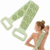 Silicone Back Scrubber for Shower, Dual-Sided Body Brush (Matcha Green)