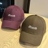 New Korean Style Simple and Versatile Casual Baseball Hat for Women Autumn Shopping Fashion Letter Embroidered Peaked Cap