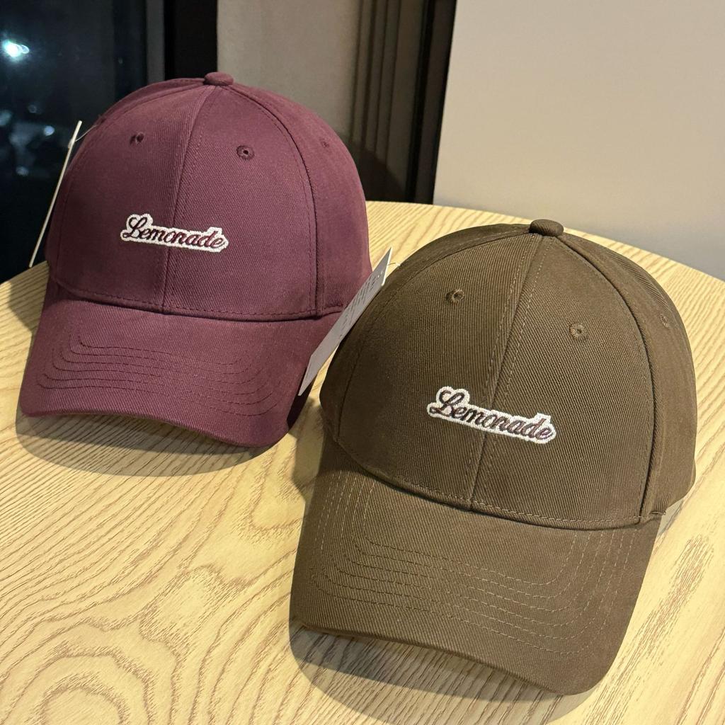 New Korean Style Simple and Versatile Casual Baseball Hat for Women Autumn Shopping Fashion Letter Embroidered Peaked Cap