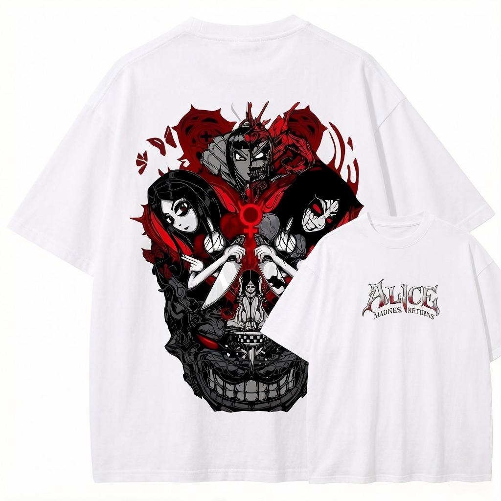 Anime Lover Washed T Shirt Year Round Clothing Personality Clothes Plus Size Unisex High Quality Hot Product Tee