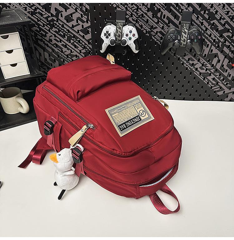 Unisex Large-Capacity Backpack for Students: Simple and Versatile for School, College, and Travel