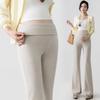 Autumn 2025 Maternity Flare Pants: High Waist, Tummy Wrap, Comfortable Fit, Slimming Casual Wear