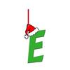 1Pcs Christmas Decoration Green Letter Hanging Christmas Tree Pendant Ornament for Home Decor Navidad New Year 2026 Accessories