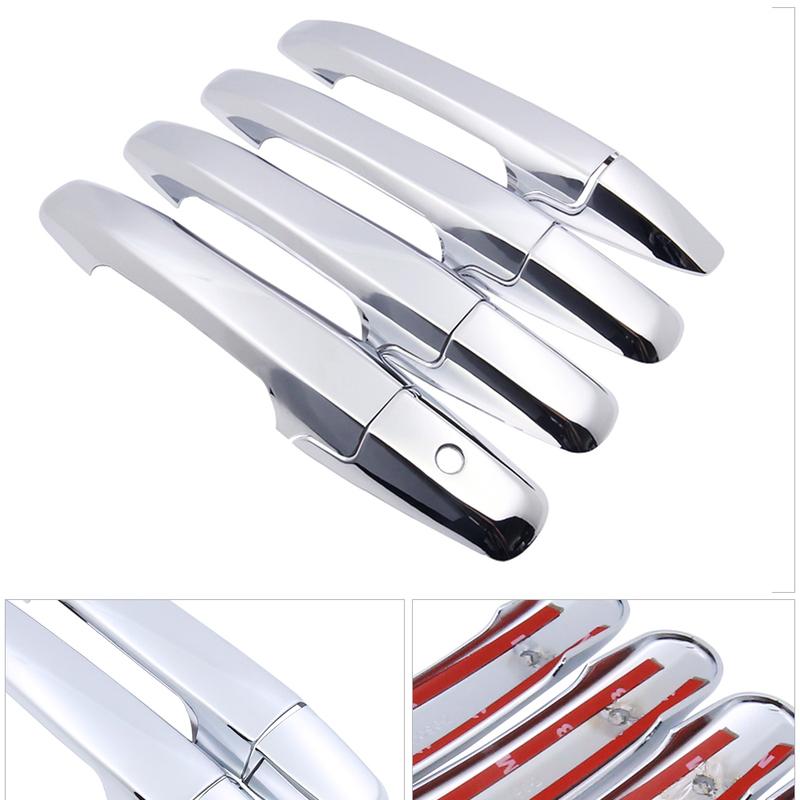 Chrome Car Door Handle Cover for Honda CR-V CRV CR V 2007~2011 Luxury Covering Trim Set Exterior Accessories 2006 2008 2009 2010