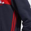 Adidas Originální Trefoil Color-Block Logo Klokaní kapsa Mikina s kapucí Pánské topy H31273