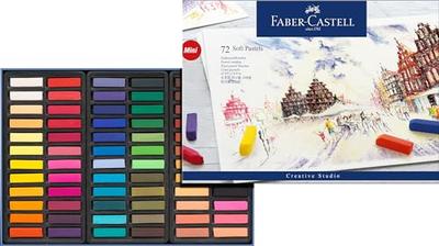 Soft Pastels, 70 Colors, 72-Piece Set, Paper Box, 128272 [Official Japanese Product]