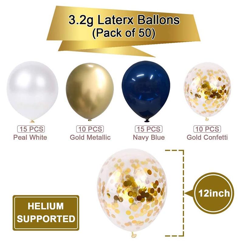 50PCS Sparkling Sequin Balloon Set 12-Inch, Perfect For Home & Birthday Party Decorations, Stylish Latex Balloon Combination