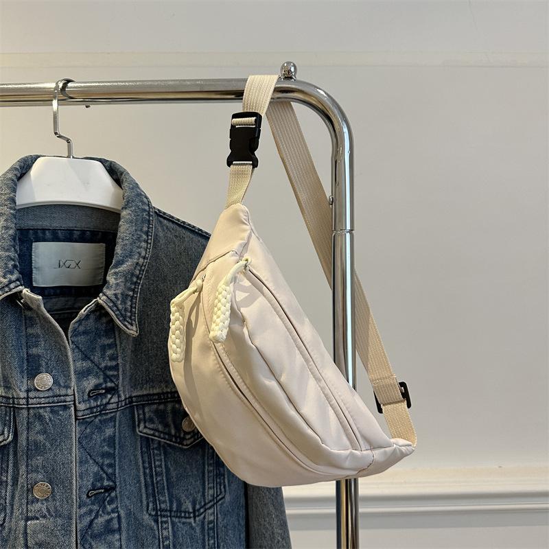 Crossbody Breast Bag Casual Bag Women's Summer New Casual Simple Shoulder Bag Sports Niche Fanny Pack