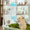 Adjustable Hamster Water Bottle Holder Transparent Drinking Bottle Holder  Guinea Pig