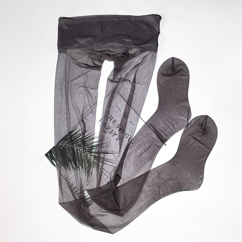 Hohe Dichte Nahtlos0.01D Netz-Taillenstrümpfe Damen Ultra-Dünn Seidig Glatt Strumpfhose Übergröße Spurlos