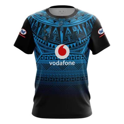 2022 Fiji Rugby Jersey Home and Away Jersey, Fiji Blue and White Manufacturer, One Piece Is Sent On Behalf of the Buyer.
