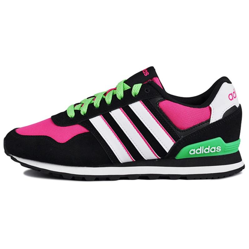 Adidas 10K Comfortable Versatile Non-Slip Durable Low-Top Running Shoes Women Sneakers Black F99324