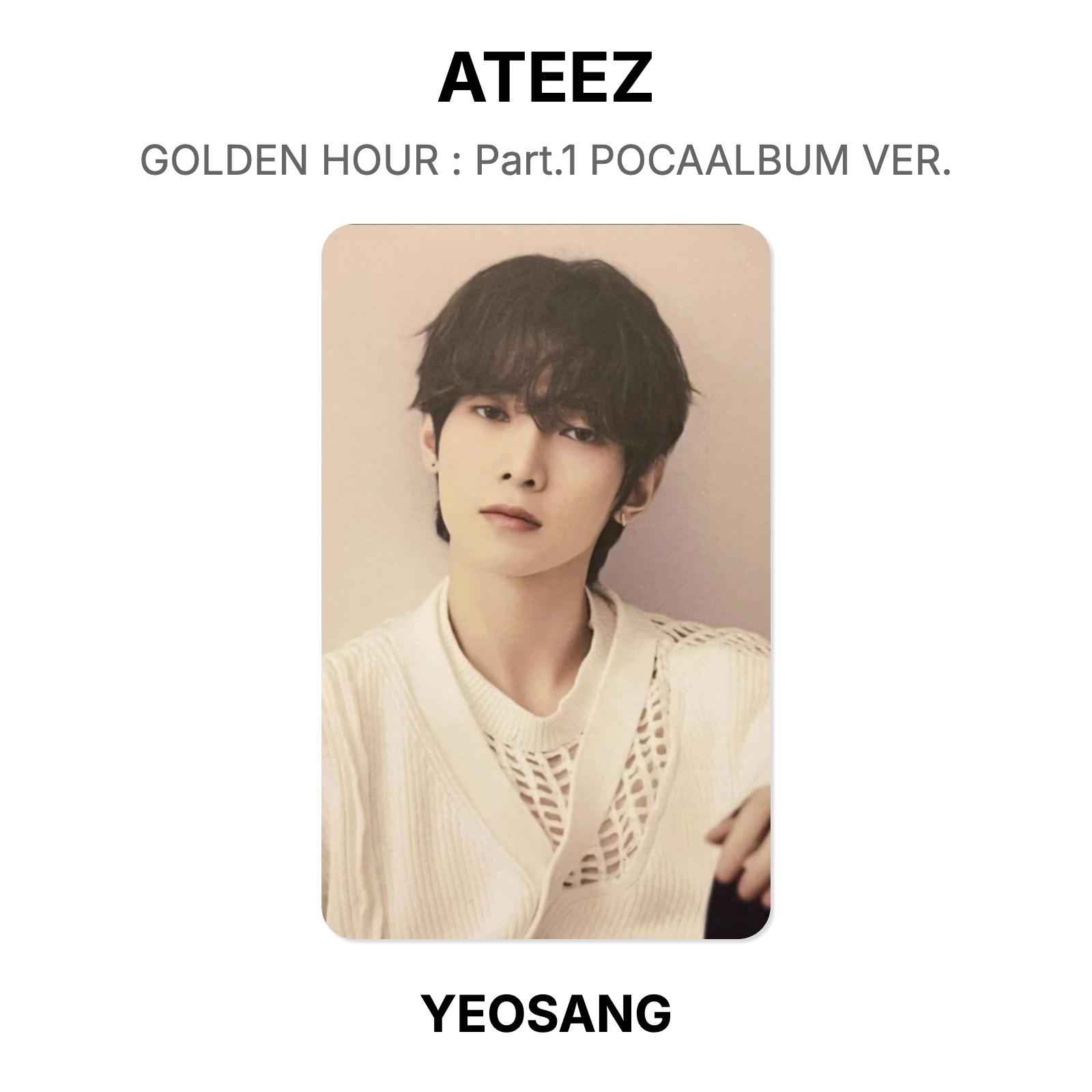 ATEEZ GOLDEN HOUR : Part.1 POCAALBUM VER. Official Photocard YEOSANG