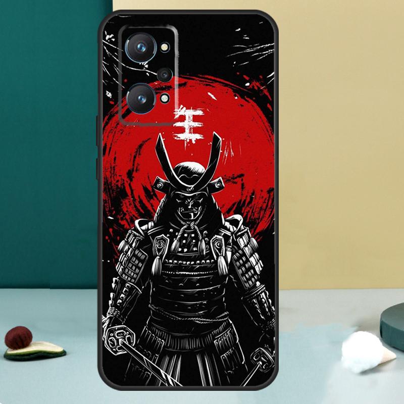 Japan Samurai Ninja For Realme 11 10 12 13 14 Pro Plus GT 7 6 5 Pro GT 6T C67 C61 C53 C51 C21Y C25S C75 C55 Case