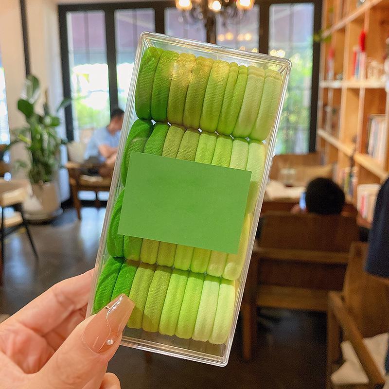 32-Piece Elastic Hair Bands for Girls - Durable, No Damage, Ideal for Summer